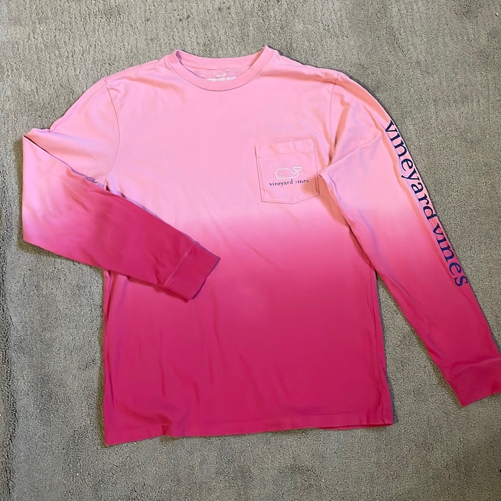 Vineyard Vines Whale Ling Sleeve Tee SZ Small